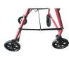 Andador con 4 ruedas asiento frenos adultos plegable aluminio ortopedia 24 horas - ortopedia24horas.pe